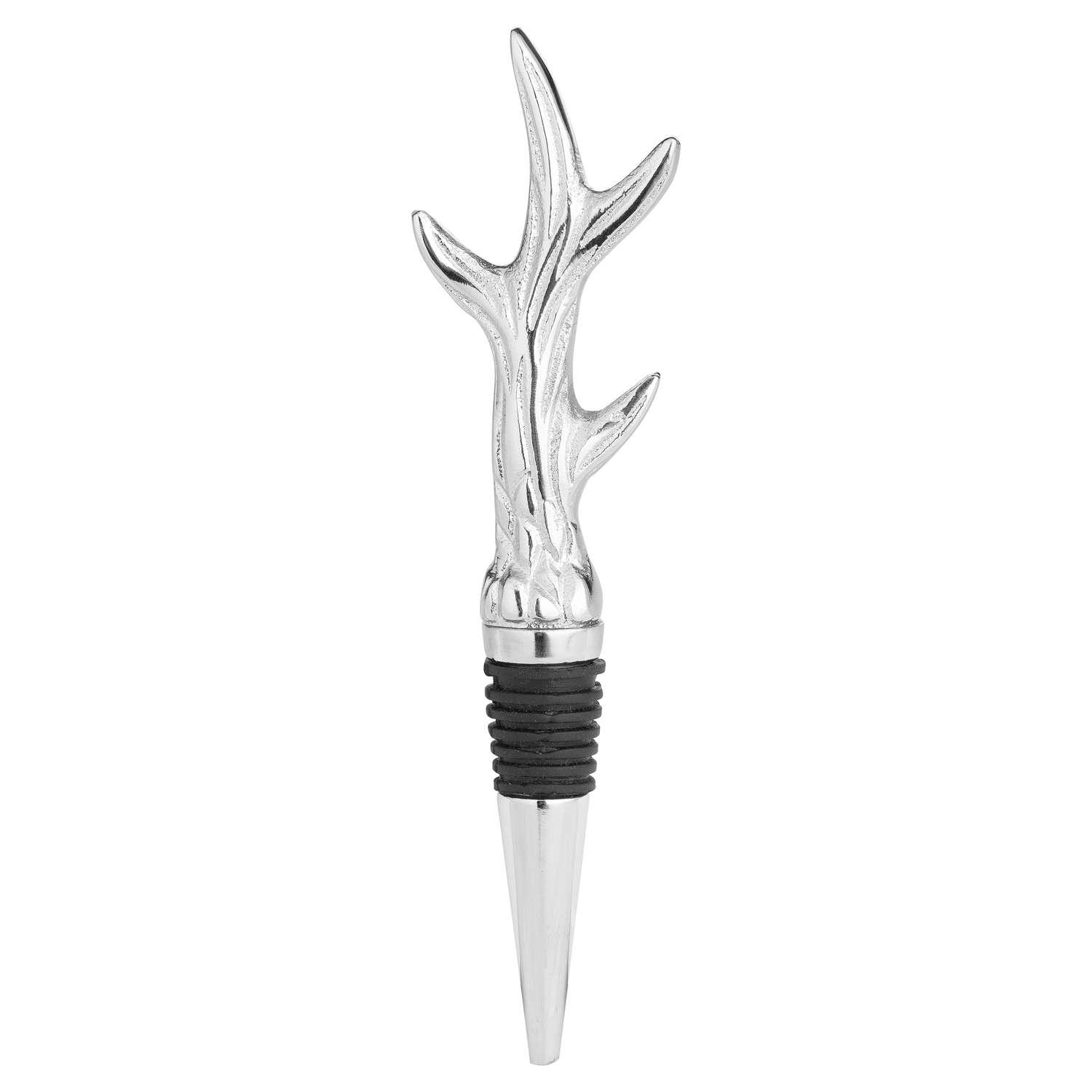 Silver Nickel Antler Bottle Stopper | Welcome to Tralula UK - Home Of ...