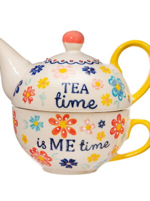 Folk Floral Tea for One