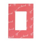 You Are Loved Heart Pendant Necklace Card