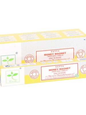 6 Packs of Money Magnet Earth Incense by Satya