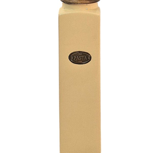 Ceramic Pasta Jar with Mango Wood Lid