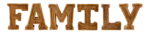 Hand Carved Wooden Embossed Letters Family