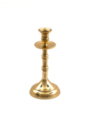 Brass Metal Dinner Candlestick 22cm