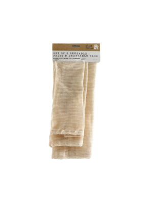 Pack of 3 Reusable Fruit & Vegetable Bags