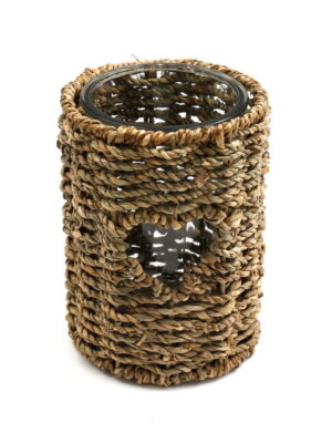 Medium Seagrass Candle Holder