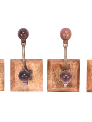 Set of 4 Sussex Style Coat Hooks