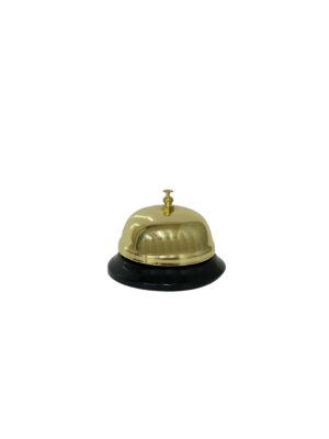 Black Desk Service Bell 8.3cm