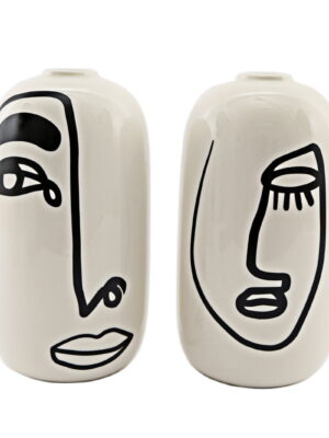 Bohome Face Ceramic Vases
