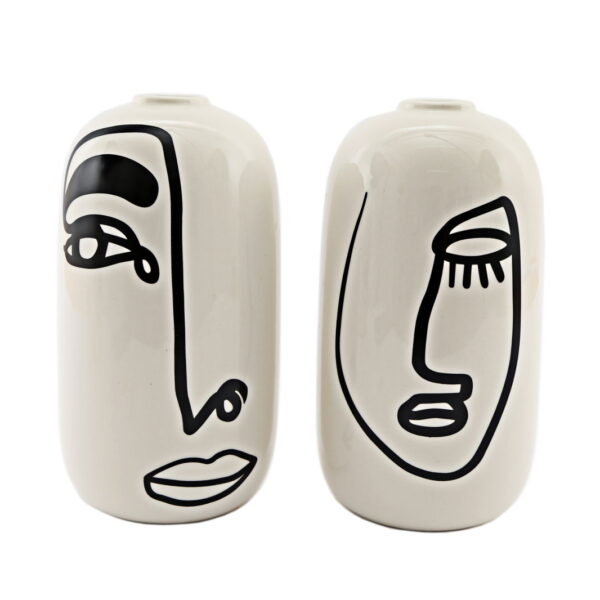 Bohome Face Ceramic Vases