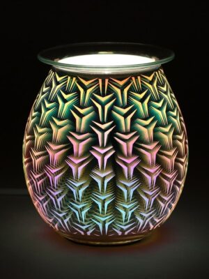 3D Geometric Light Up Electric Oil Burner