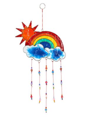 35cm Sun and Rainbow Suncatcher