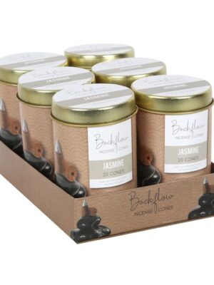6 Tins of Elements Jasmine Jumbo Backflow Cones