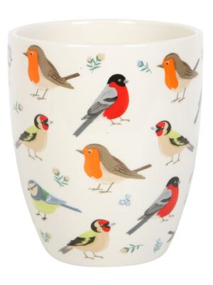 British Garden Birds Ceramic Plant Pot