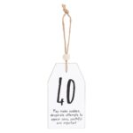 40 Milestone Birthday Hanging Sentiment Sign