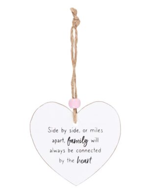 Family Is... Hanging Heart Sentiment Sign