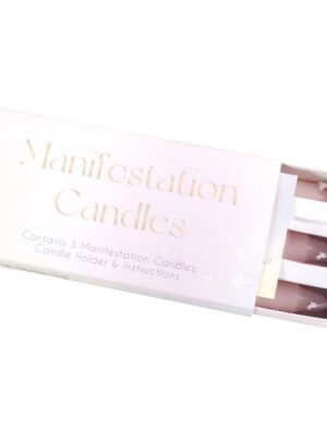 3 Manifestation Spell Candles in a Box