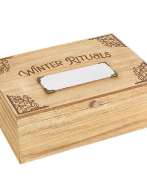 30cm Wooden Winter Rituals Box