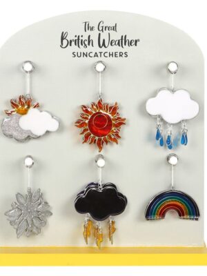 Set of 24 British Weather Suncatchers