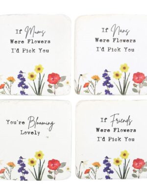 Set of 24 Wildflower Coasters