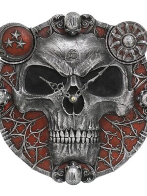 11.5in Hands of Death Resin Clock by Spiral Direct