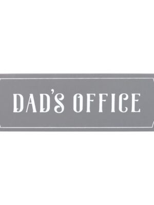 Dad's Office Wall Plaque