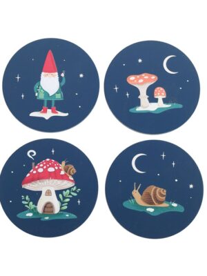 Gnome Sweet Gnome Coaster Set