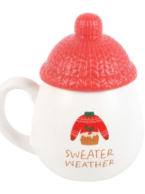 Sweater Weather Lidded Mug