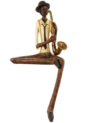 Sitting Jazz Band Saxophonist
