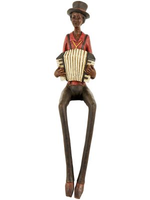 Sitting Jazz Band Squeeze Box