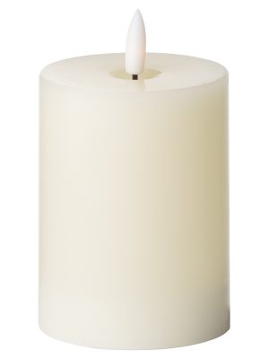 Luxe Collection Natural Glow 3 x 4 LED Cream Candle