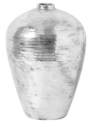 Large Hammered Silver Astral Vase