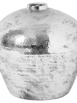 Hammered Silver Astral Vase