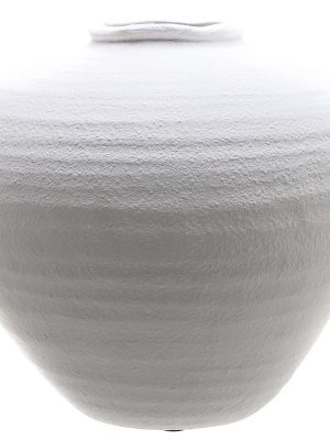 Regola Matt White Ceramic Vase