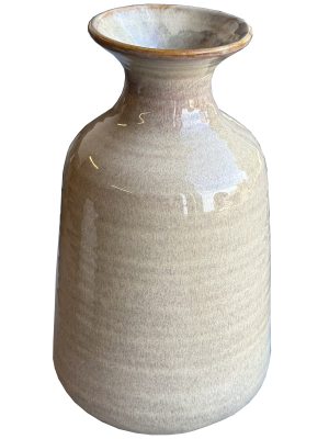 Sabbia Collection Tall Ridged Vase