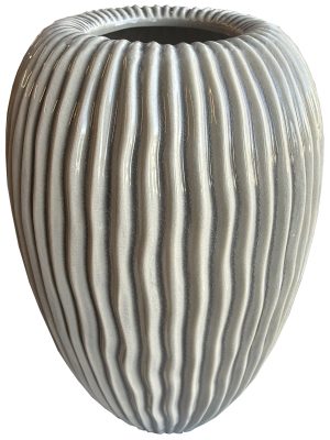 Pallida Collection Large Striped Vase