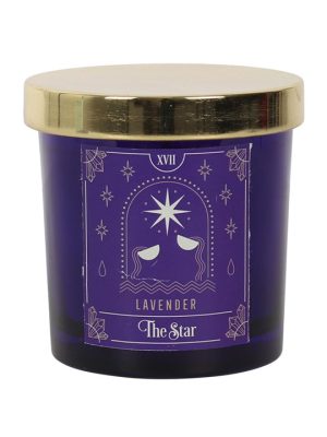 The Star Lavender Tarot Candle