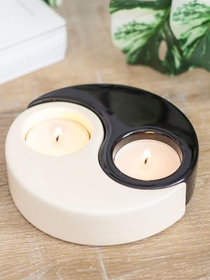 Yin Yang Tealight Candle Holder