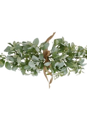Winter Spray Arrangement With Lambs Ear And Wax Flower
