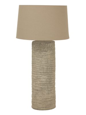 Tall Tuscan Grey Lamp