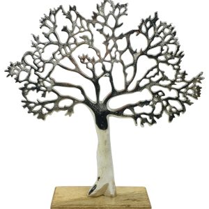 Large Silver Tree Ornament 42cm