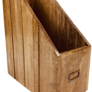 Solid Wood Magazine Organiser