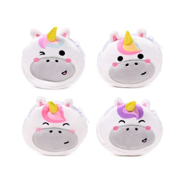 Plush Change Purse - Adoramals Unicorn