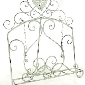 Grey Heart Cookery Book Holder
