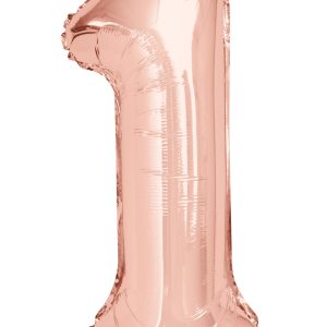 34""  Number Balloon - 1 - Rose Gold