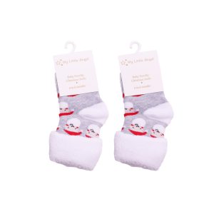 Christmas Santa Socks (0-6 Month)