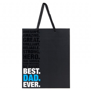 Large Best Dad Ever Gift Bag