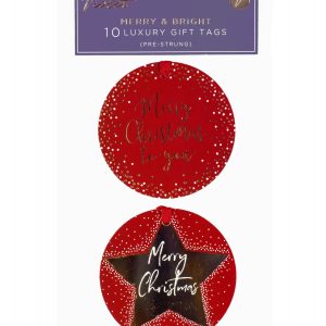 Merry and Bright Gift Tags (x10)