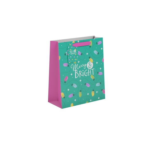 Merry & Bright  Gift Bag (Medium)