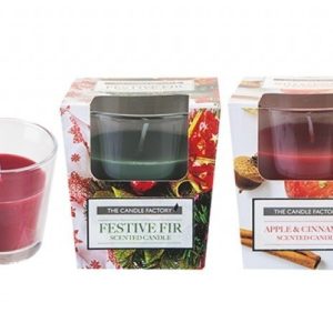 Christmas Glass Scented Candles