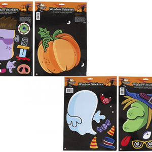 Diy Halloween Window Stickers (Assorted)